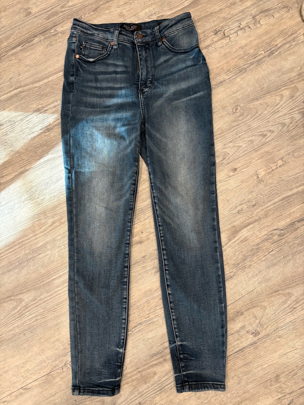Judy Blue Women's Skinny Jeans – Dark Blue Wash
